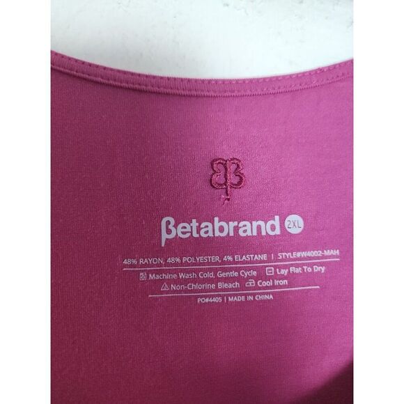 Betabrand Lavender Purple Draped Jersey Knit Rouched Detail Midi Dress size 2XL - Picture 6 of 9